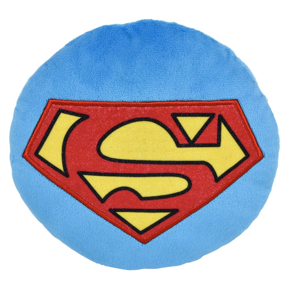 66 Bulk (t) 8"-11" Justice League Logo Assortment Pancake Plush