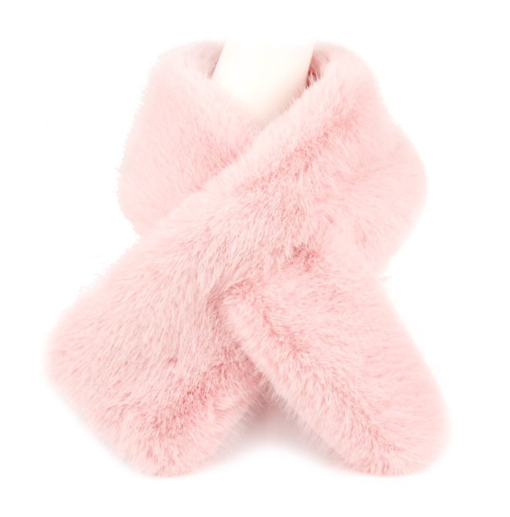 12 Bulk Winter Soft Faux Fur Scarves Assorted