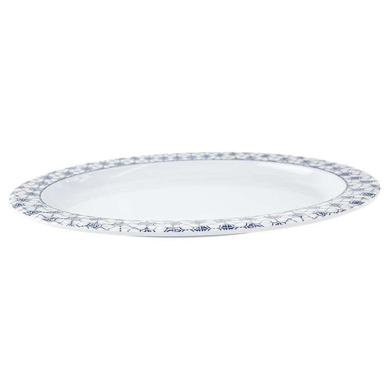 24 Bulk 14" Clover Melamine Oval Plate