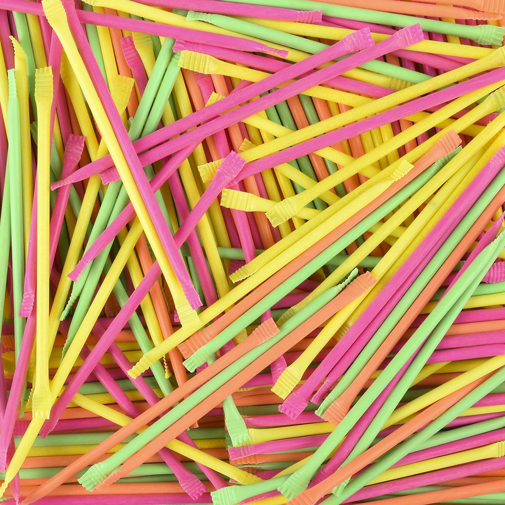4320 Bulk Neon Laser Straws