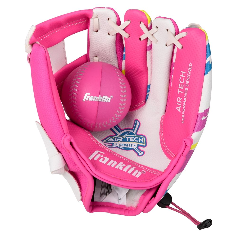 6 Bulk Franklin Air Tech Pink Baseball Glove