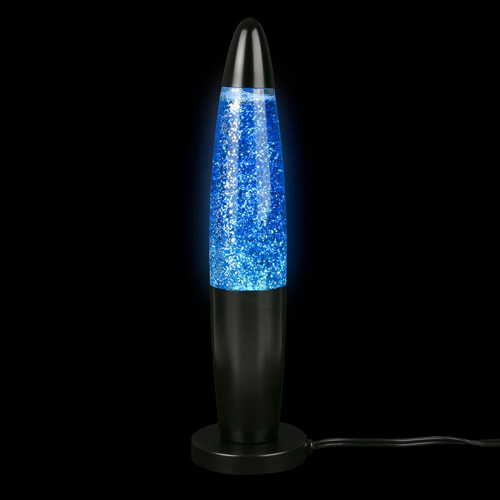 12 Bulk Mini Sparkle Lamp 12.5" - Blue 12/27