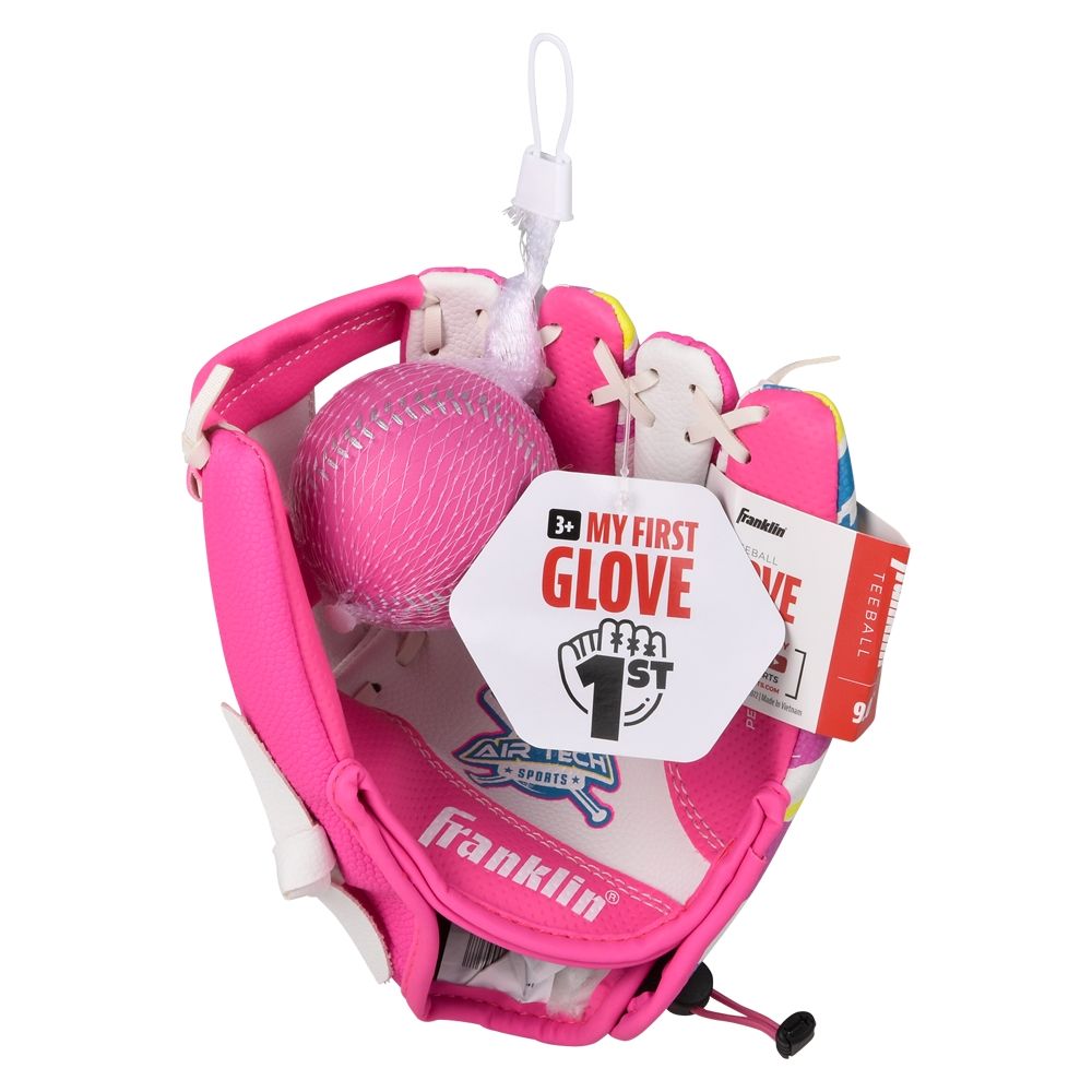 6 Bulk Franklin Air Tech Pink Baseball Glove