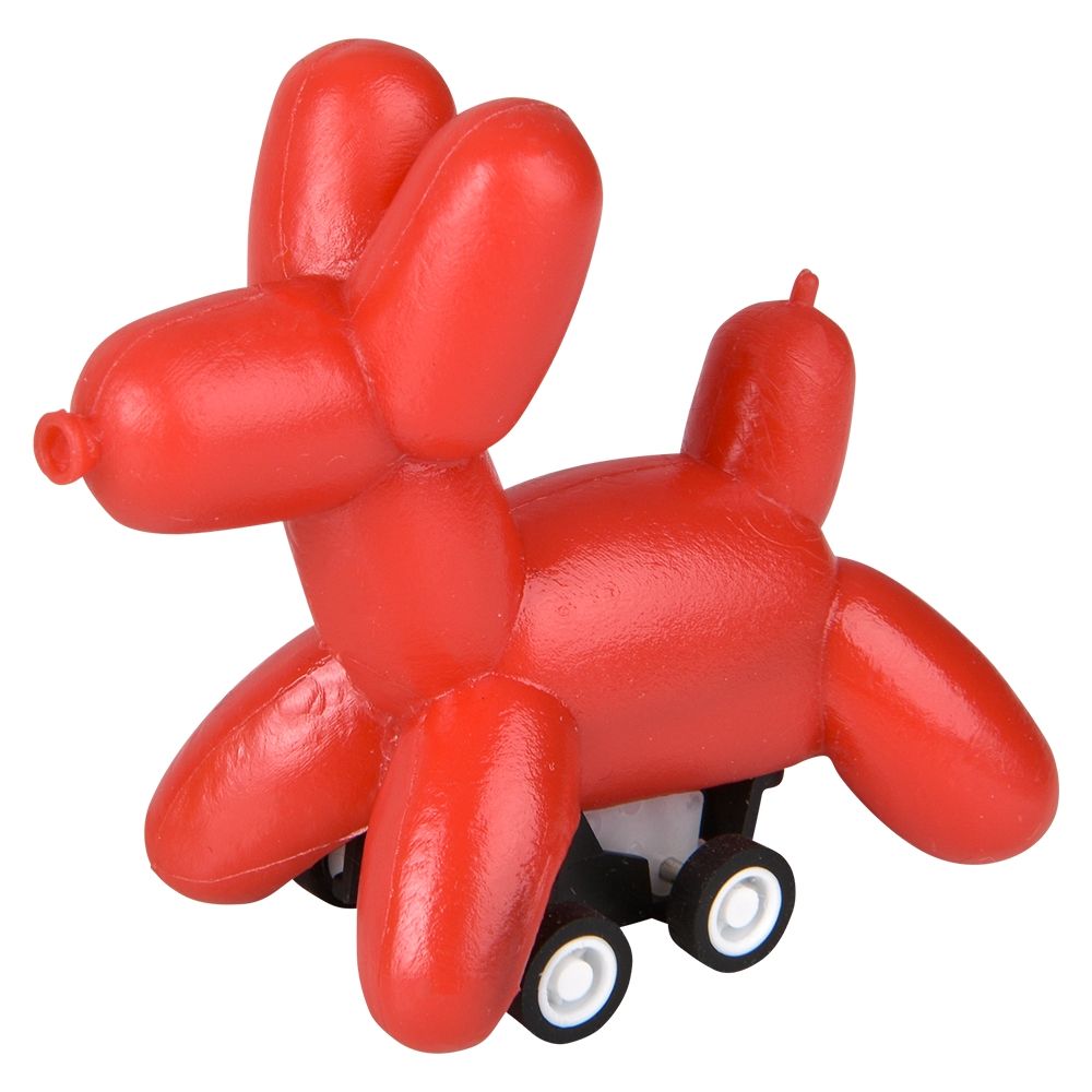 288 Bulk 2.5" Pull Back Balloon Dog 24ct