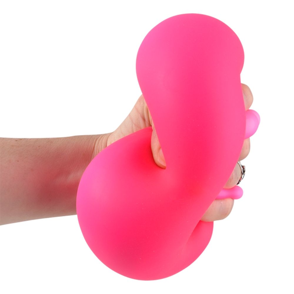 48 Bulk (t) Marshmallow Neon Squishy Ball 4" 6ct