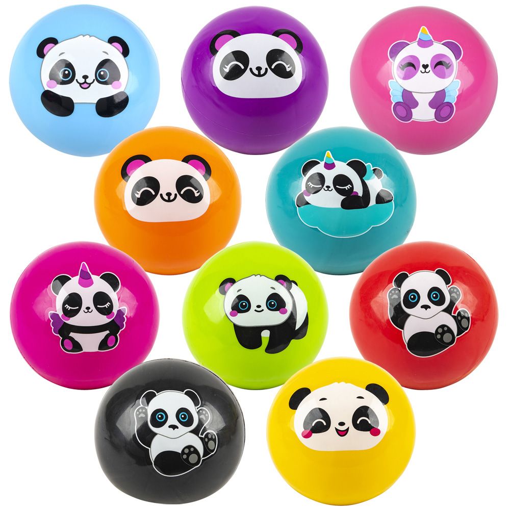 250 Bulk 5" Panda Vinyl Ball (250pcs/case)