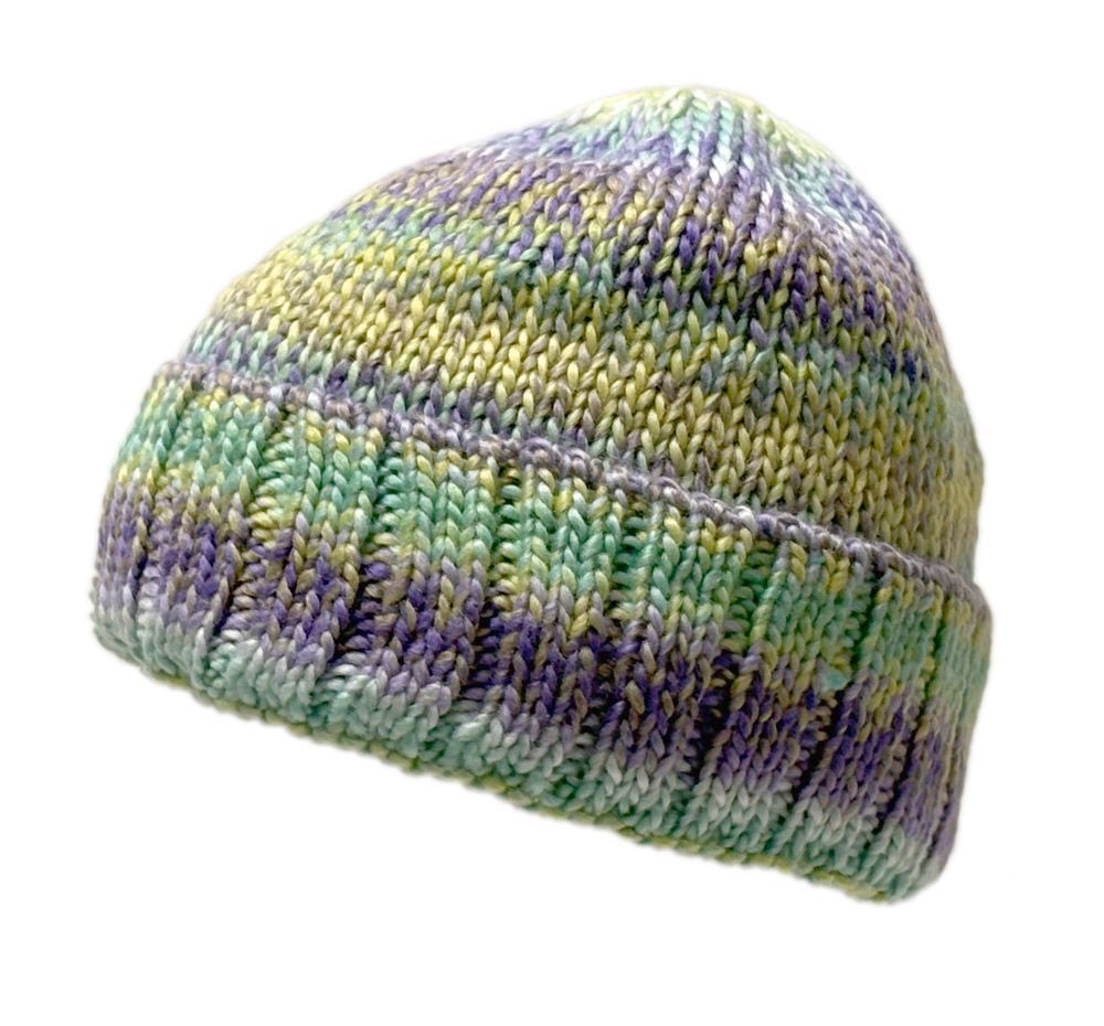 12 Bulk Multi Color Knit Beanie W/velvet Fur Lining Assorted