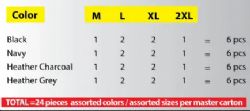 24 Bulk Mens Full Zip Sherpa Hoody Assorted Colors Sizes M-2xl