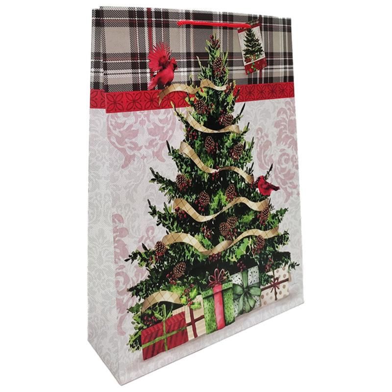 96 Bulk 1pk Jumbo Xmas Bag Matt