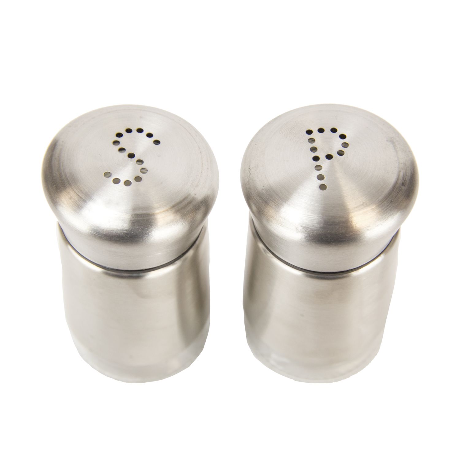 24 Bulk Salt And Pepper Shakers, Silver
