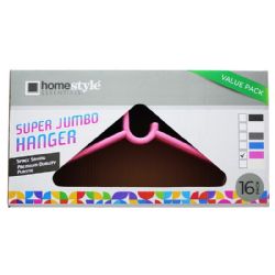 8 Bulk 16 Pack Pink Plastic Box Hangers