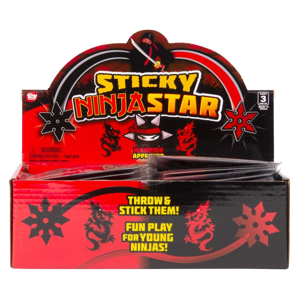 432 Bulk 6" Ninja Sticky Star
