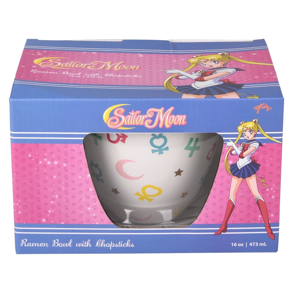 12 Bulk Just Funky Sailor Moon Ramen Bowl 16oz