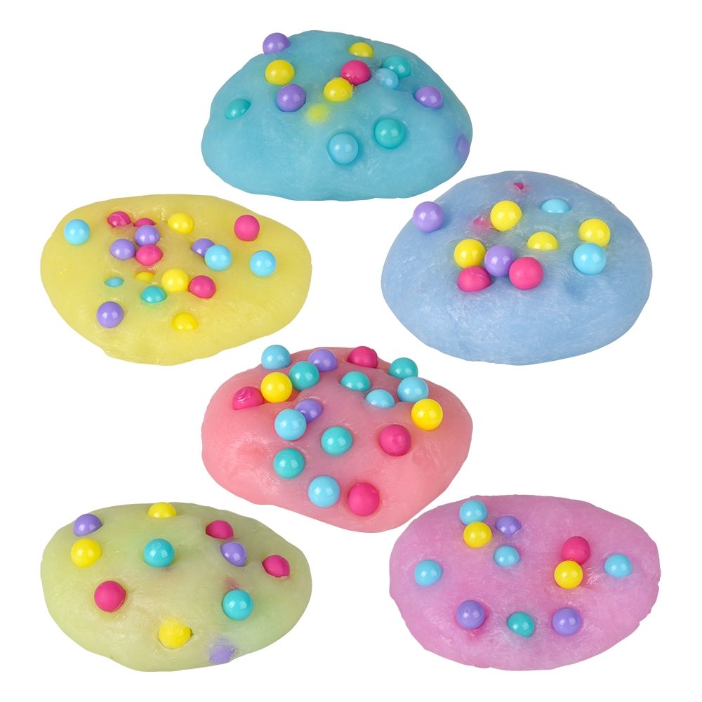 288 Bulk (t) 2.4" Crunchy Clay Slime Egg 24ct