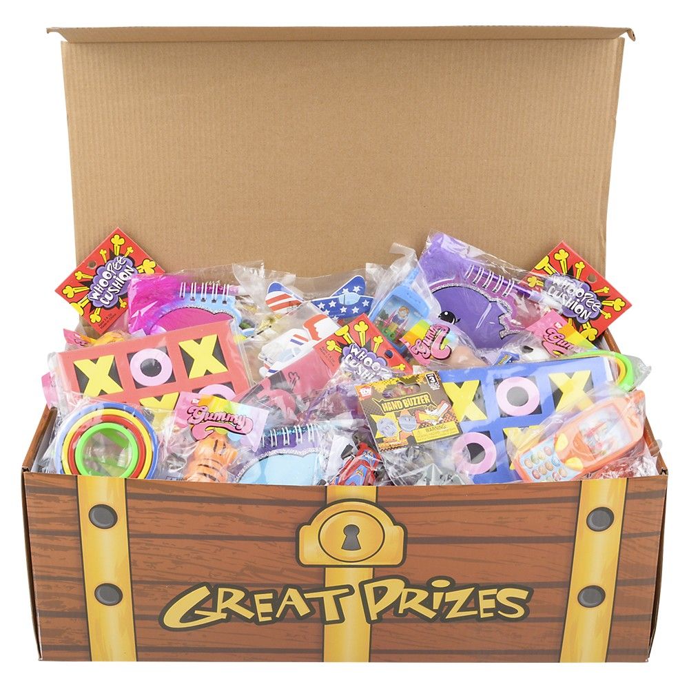 200 Bulk Individually Wrapped Toy Treasure Chest 200pcs
