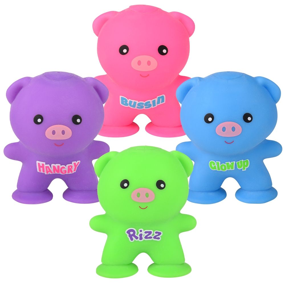 144 Bulk (t) 3" Suction Squeeze Pig 12ct