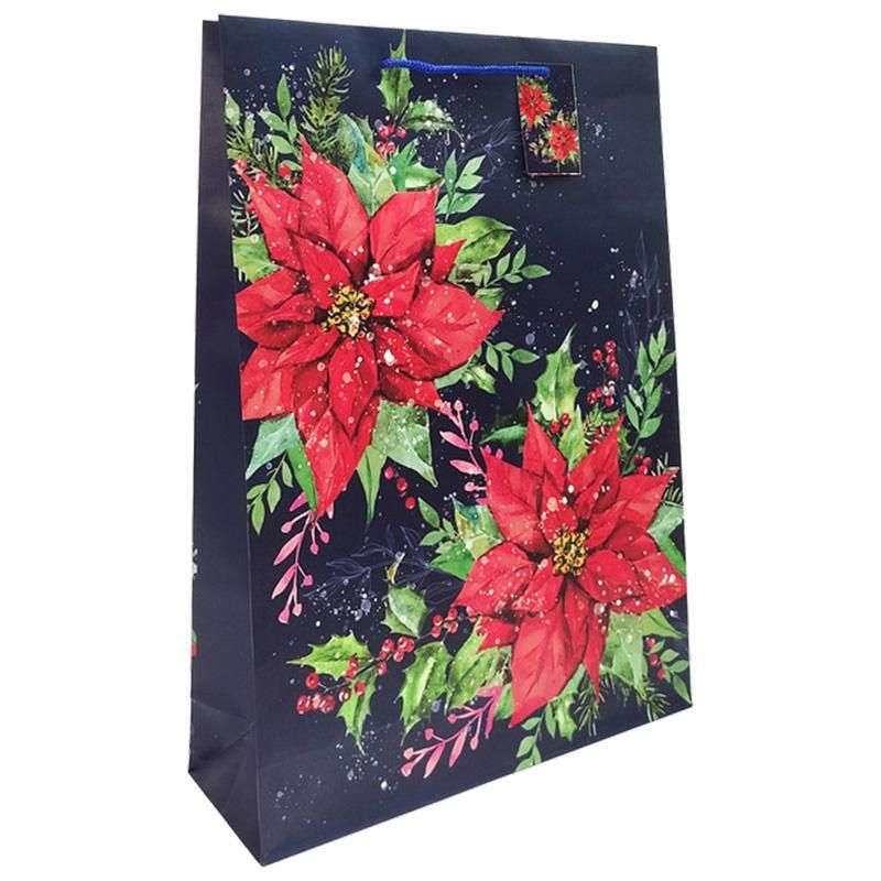 96 Bulk 1pk Jumbo Xmas Bag Matt