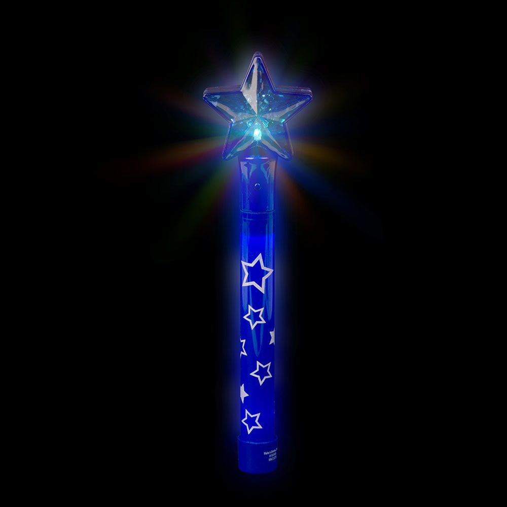72 Bulk 10.75" LighT-Up Groan Star Wand