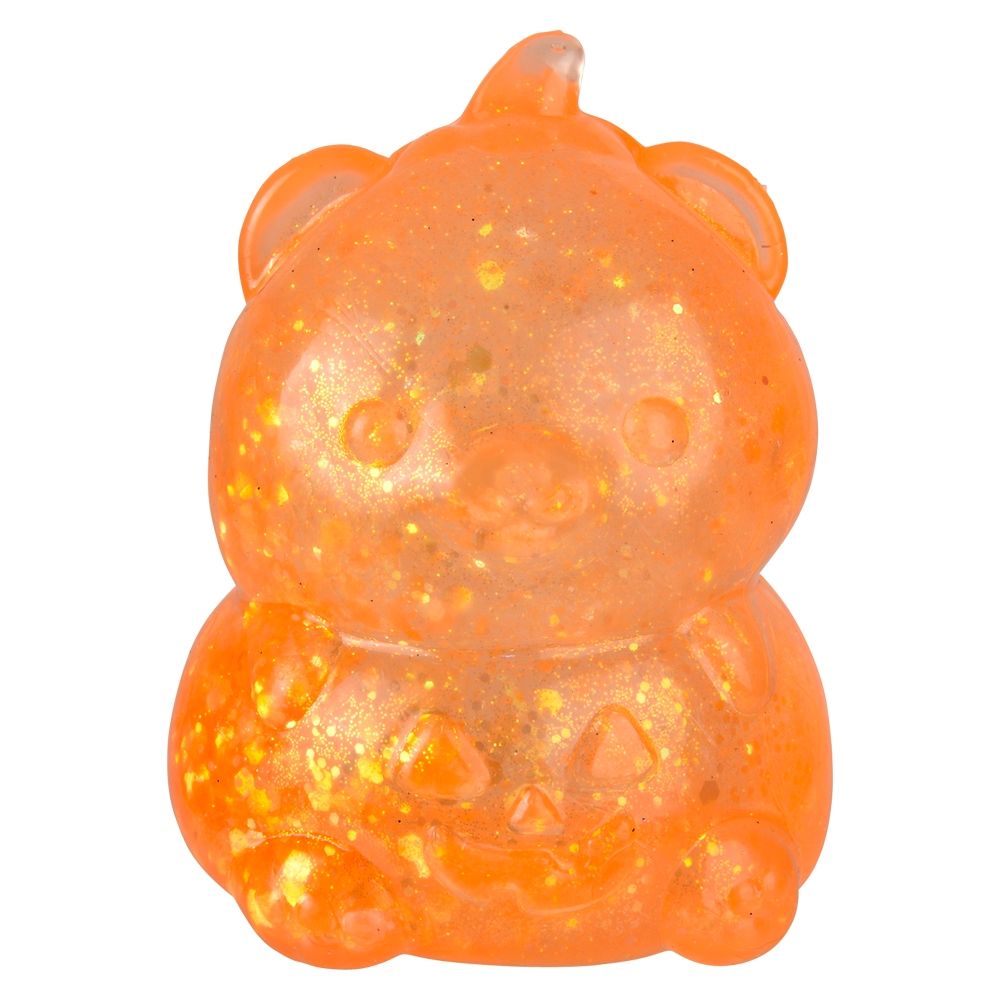 24 Bulk (t) Jumbo Sugar Squeezy Halloween Pumpkin Bear 4"