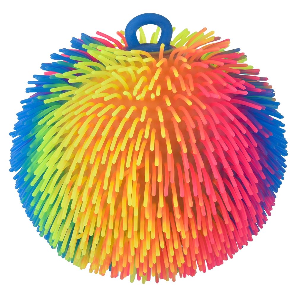 36 Bulk (t) 7" Rainbow Puffer Ball
