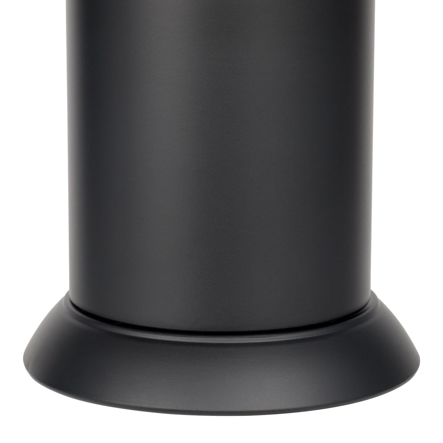 6 Bulk Empire Brushed Stainless Steel Toilet Bowl Brush And Holder, Black