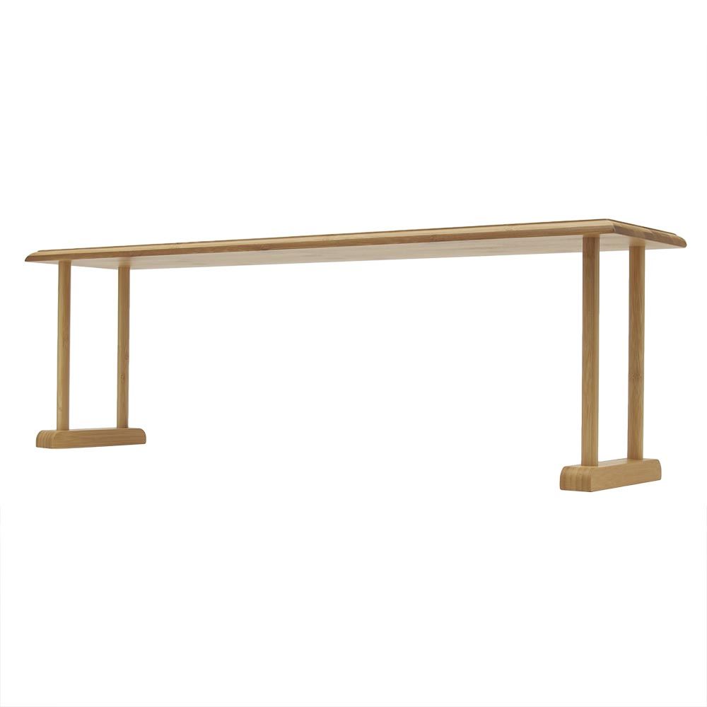 4 Bulk Bamboo Over The Sink Shelf, Oak