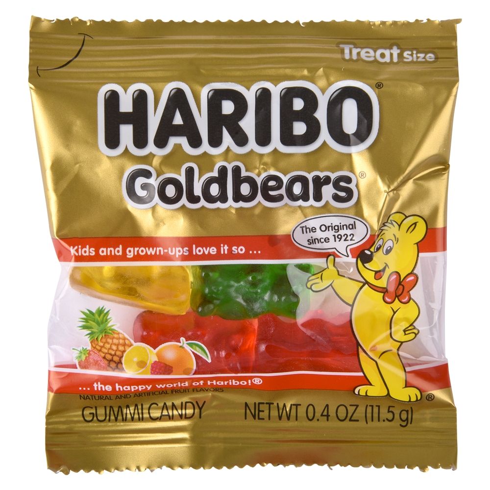 480 Bulk Haribo Mini Gold Gummy Bears 40ct