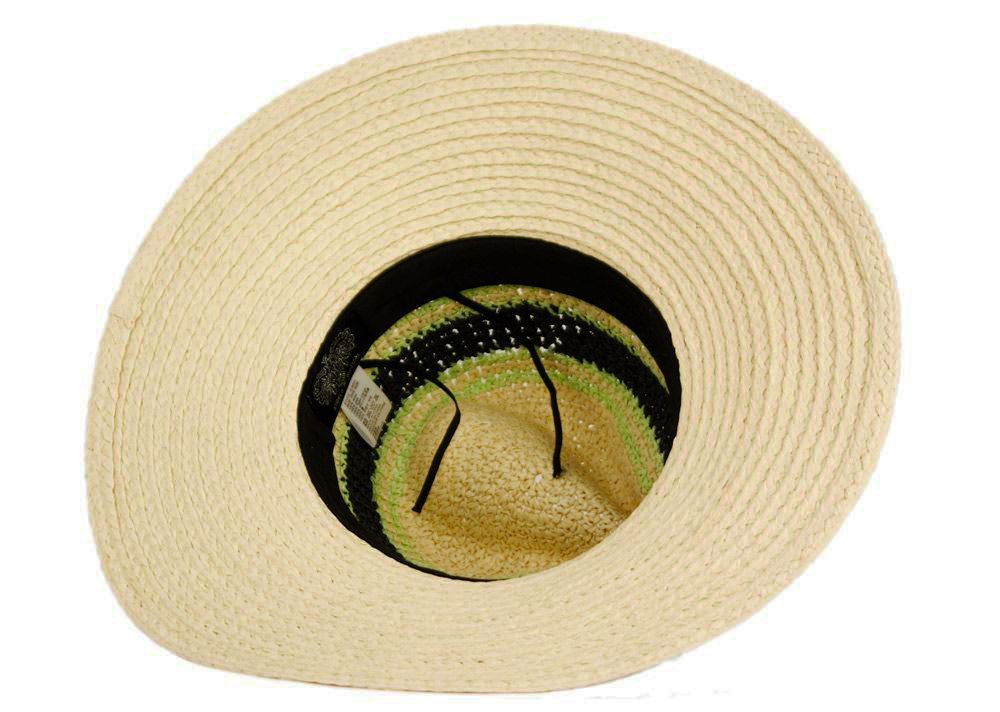 6 Bulk Wide Brim Paper Straw Fedora Floppy Hats