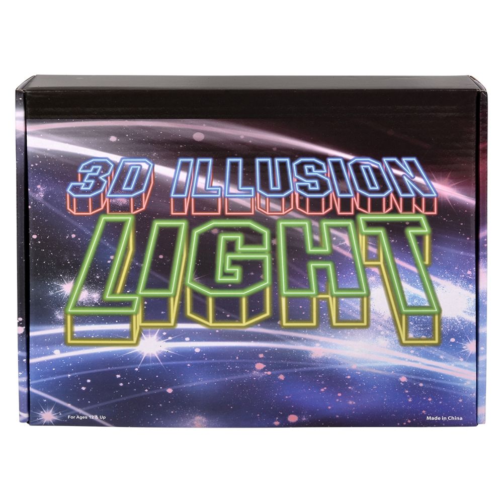20 Bulk 3d Illusion Color Changing Light - Wolf 10" 20/23