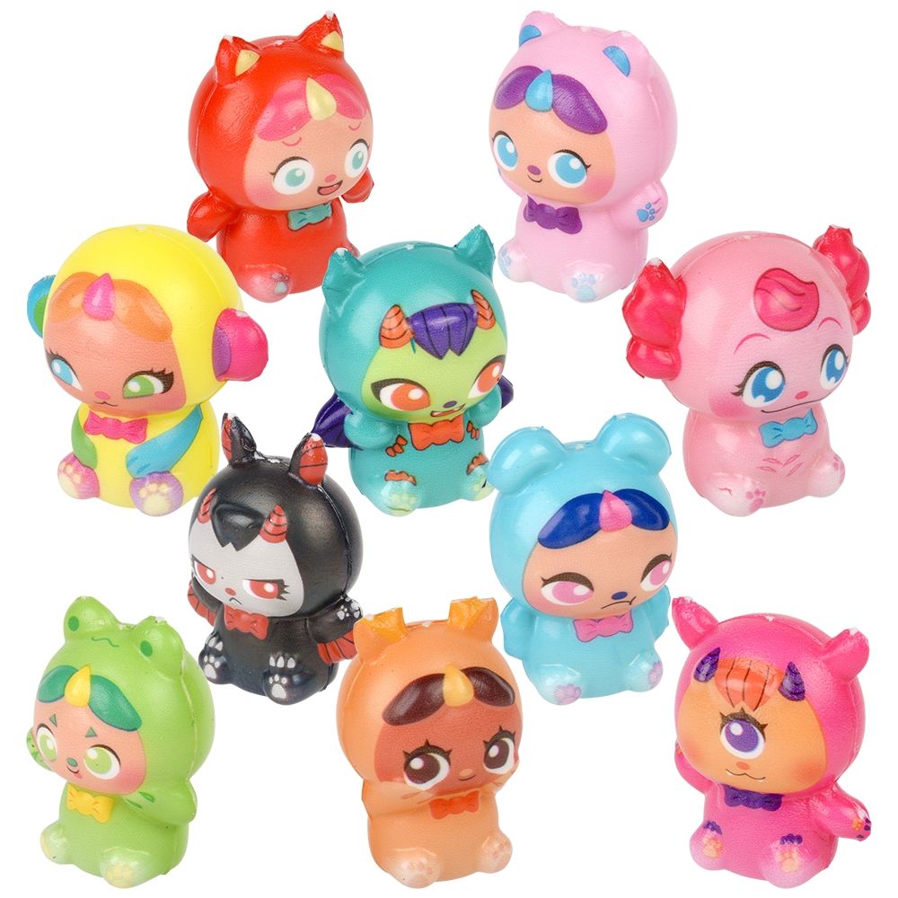 600 Bulk 2" Micro Squish Doll Collection