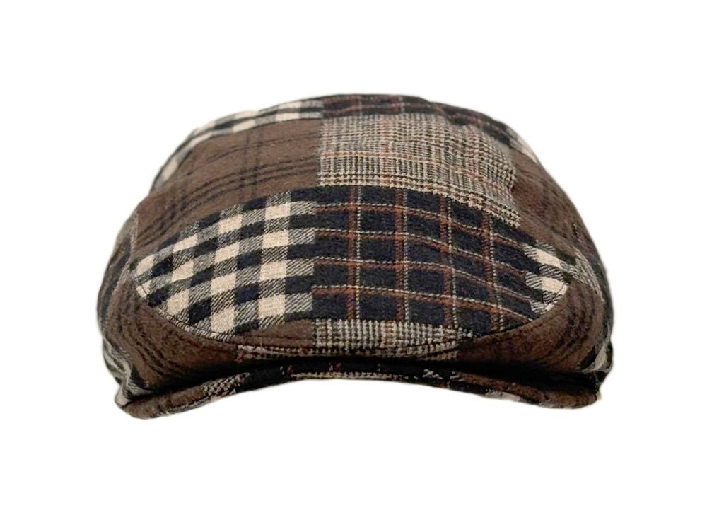 6 Bulk Patch Work Wool Blend Ivy Cap Assorted