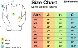 6 Bulk Billionhats Mens Assorted Color Long Sleeve T-Shirt Size 5xlarge