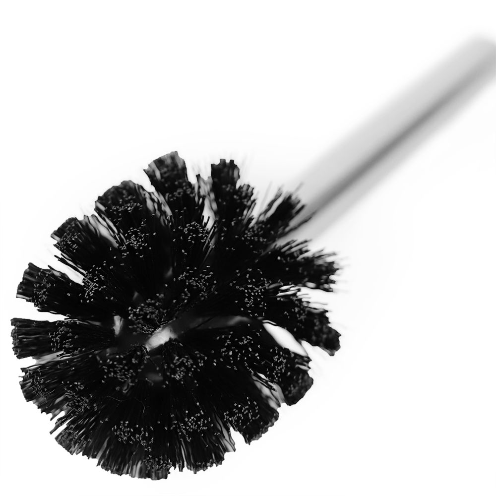 12 Bulk Compact Open Top Round Ceramic Toilet Brush Holder