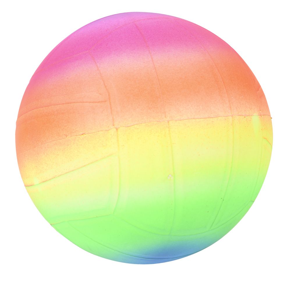 100 Bulk 6" Rainbow Sports Vinyl Ball