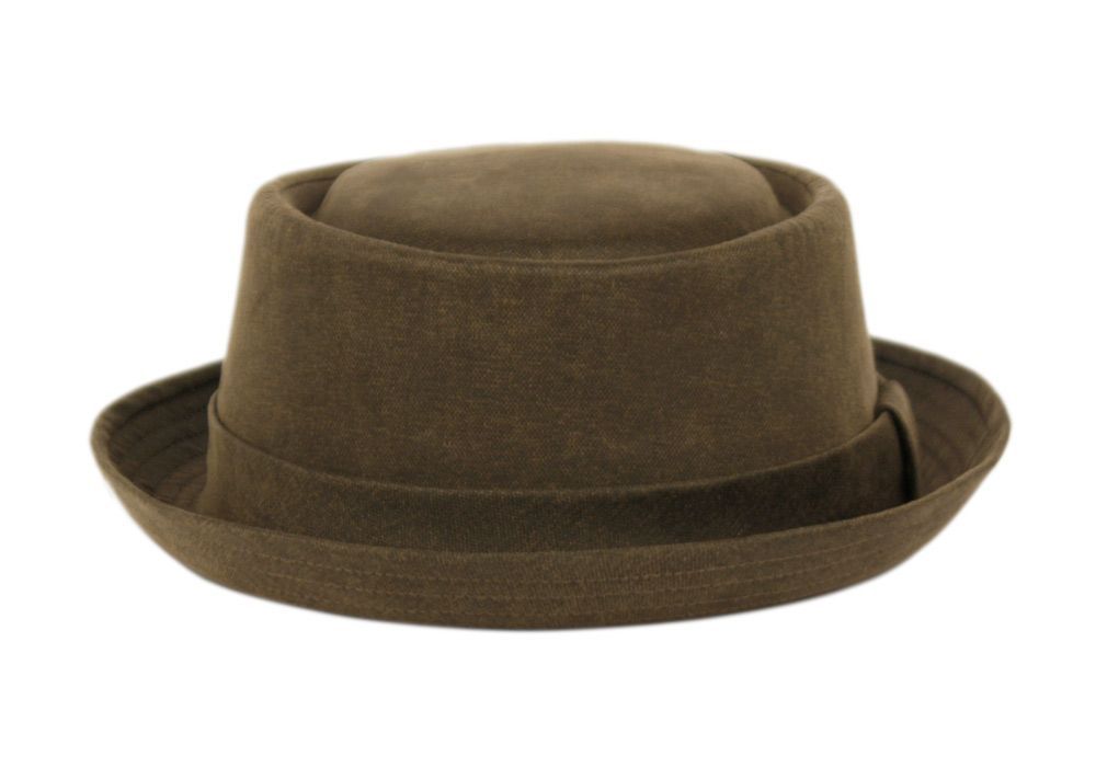 6 Bulk Berteil Waxed Cotton Porkpie Hat