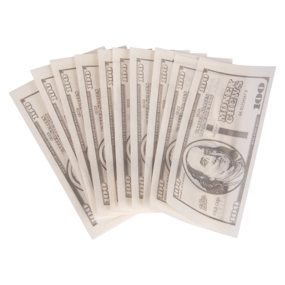 216 Bulk Money Chews Paper Candy 24ct