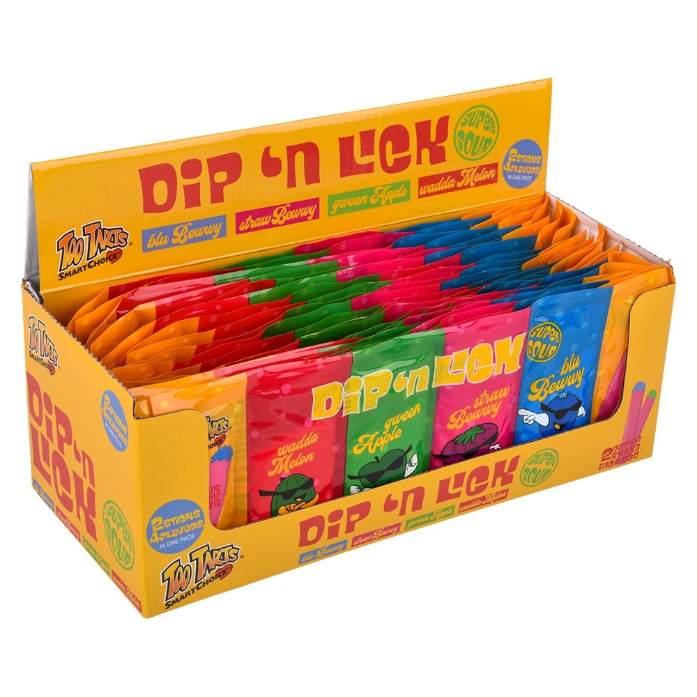 288 Bulk Dip 'n Lick Super Sour Candy