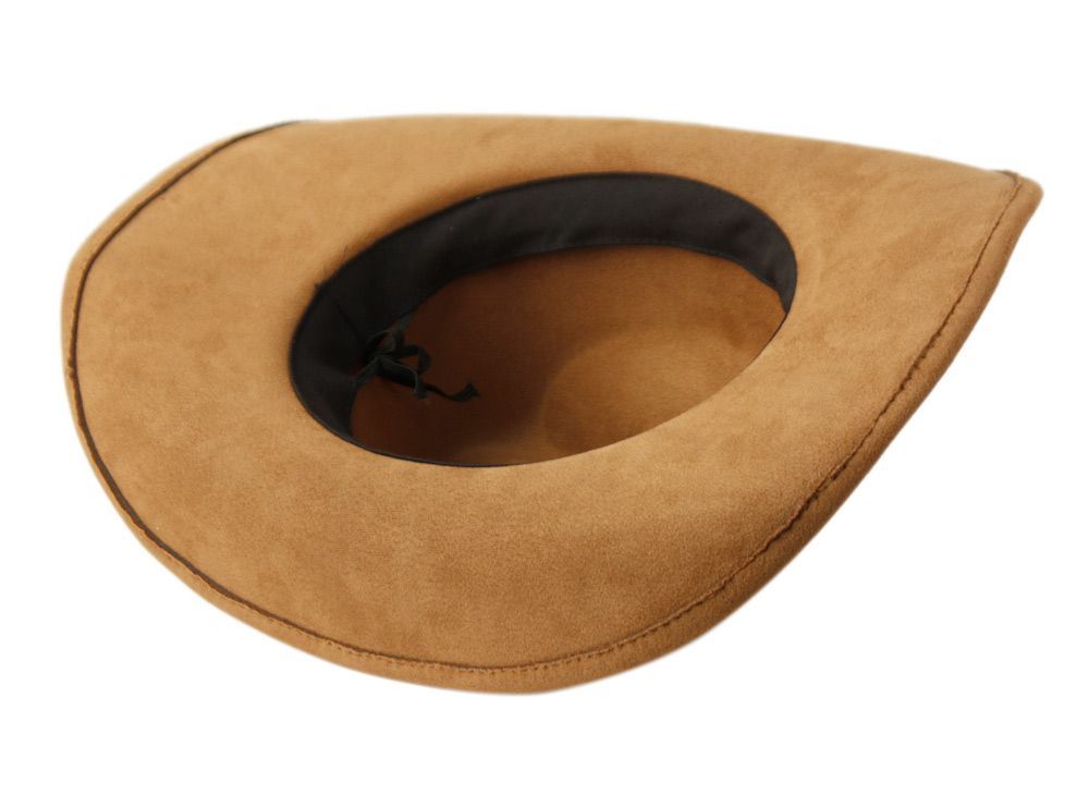 6 Bulk Poly Felt Western Cowboy Hats W/decoration Band Assorted