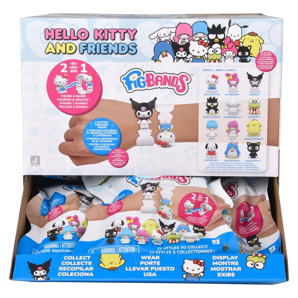 24 Bulk Hello Kitty And Friends Figbands 24ct