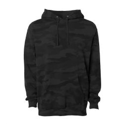 3 Bulk Cotton Fleece Hooded Black Camo Printed Hoodie Size Large