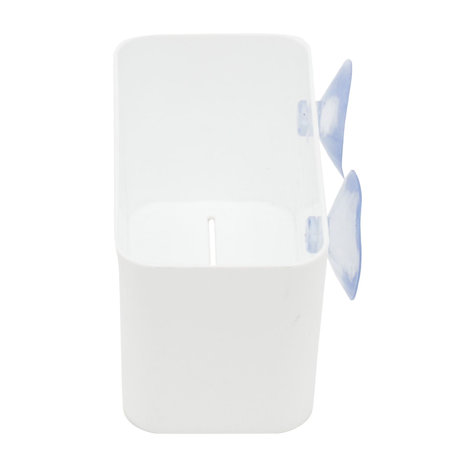 24 Bulk Serenity Wide Bath Caddy With Suction, White