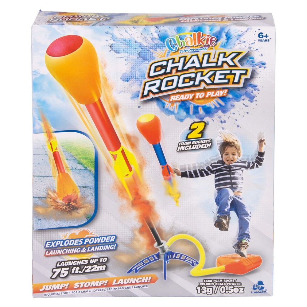 6 Bulk Lanard Chalkie Chalk Rocket