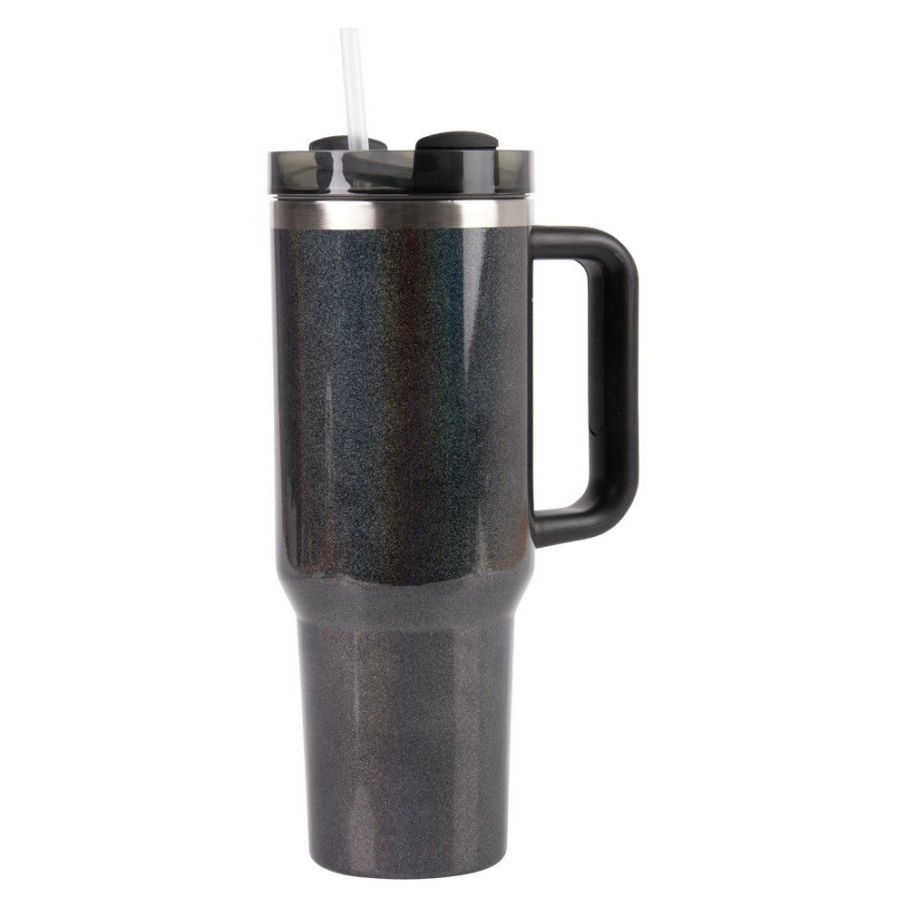 20 Bulk Jumbo Glitter Tumbler With Handle 40oz