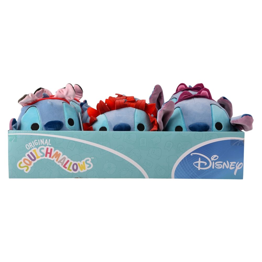 12 Bulk 8'' Squishmallows Stitch Costume Asst