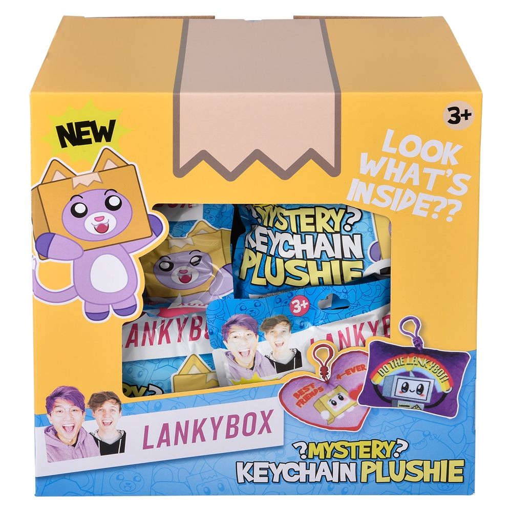 18 Bulk Bonker Lankybox Mystery Backpack Clip 18ct