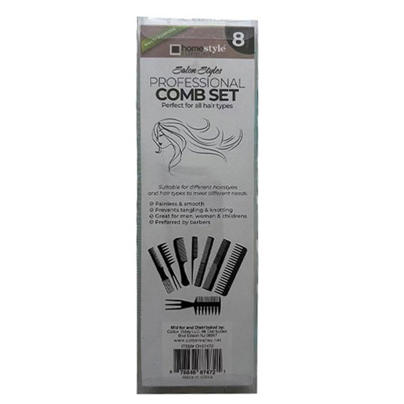 72 Bulk 8pk Professional Comb Set