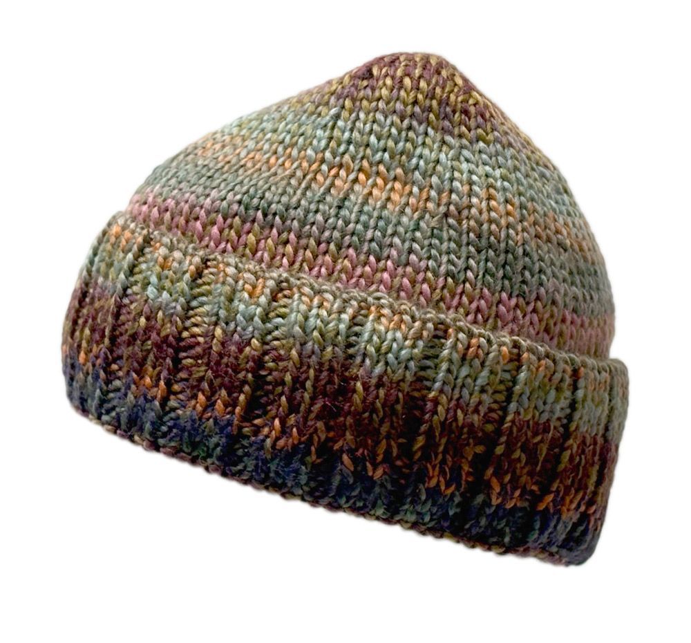 12 Bulk Multi Color Knit Beanie W/velvet Fur Lining Assorted