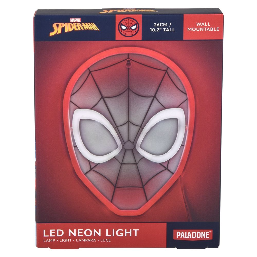 12 Bulk Spiderman Wall Mountable Neon Light