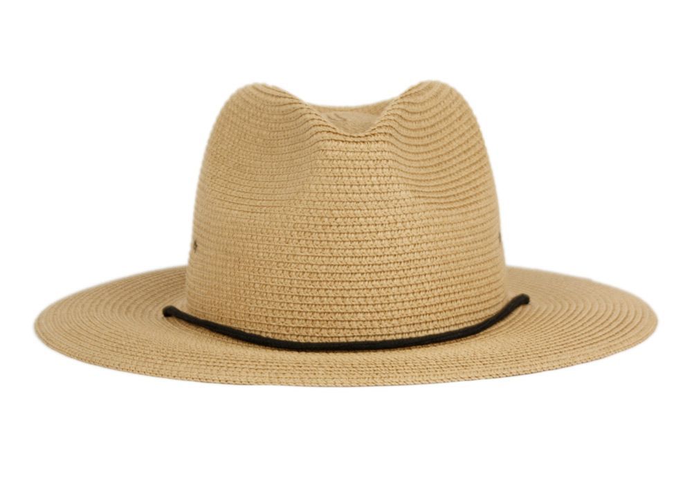 6 Bulk Panama Paper Straw Braid Hats With Chin Cord