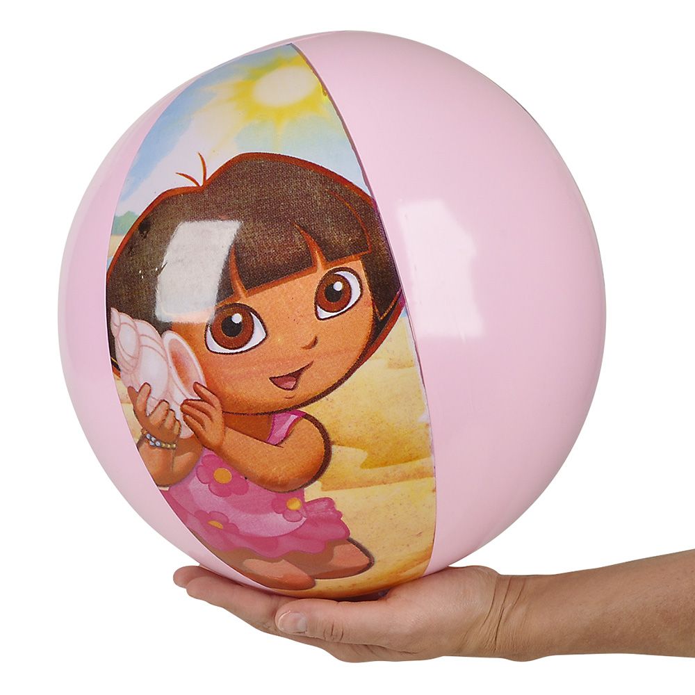 288 Bulk 16" Dora The Explorer Beachball - Dora Inflate Inside